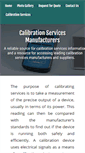 Mobile Screenshot of calibratingservices.com